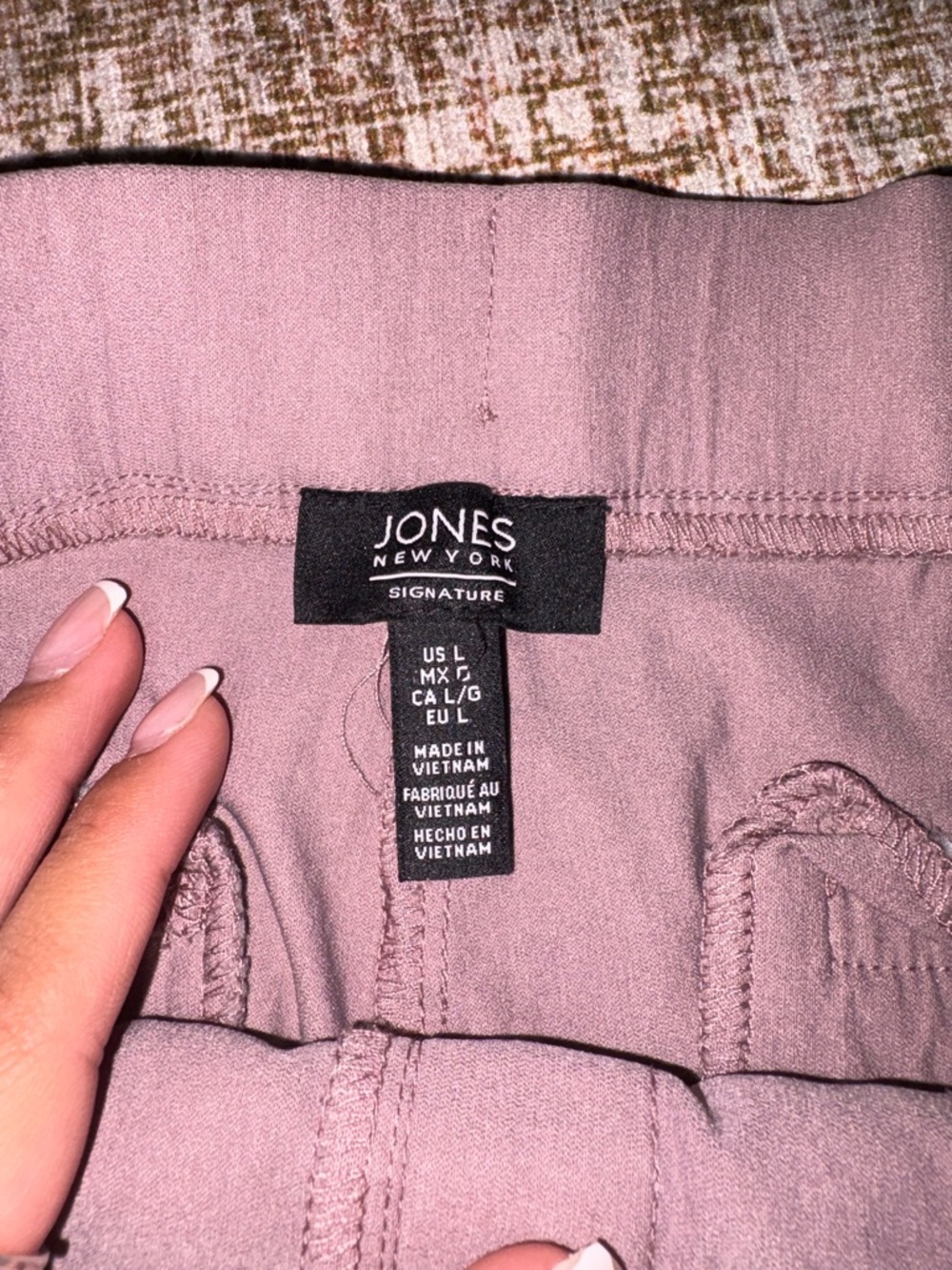 Jones New York Signature Dusty Rose Trousers